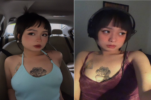 Phang em chất ngầu đầy hình xăm phê mây