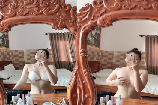 Phang em từ ban công vào tới phòng khách